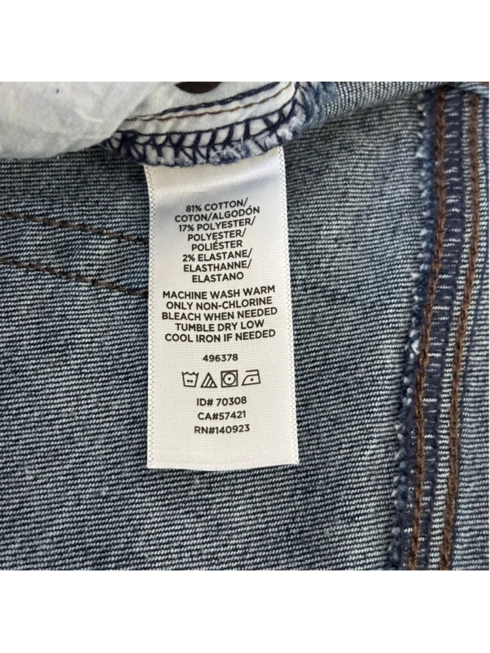 NWOT LOFT Outlet Denim Button Front Mini Skirt | Sz 14